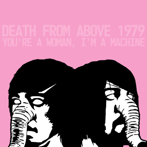 Death from Above 1979 You're a Woman, I'm a Machine LP (Pink Splatter Vinyl) 2