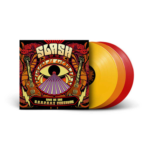 Slash Live at the S.E.R.P.E.N.T. Festival 3LP (Red, Orange & Yellow Vinyl) 1