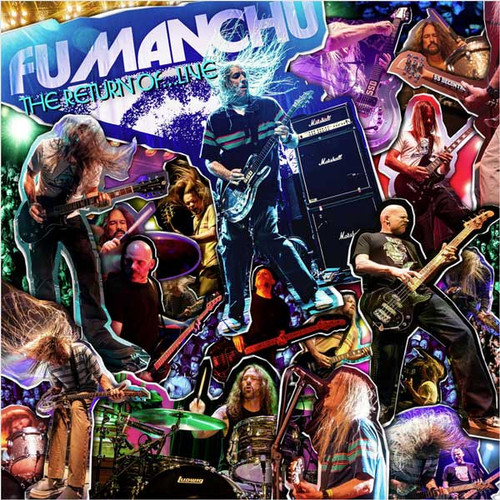 Fu Manchu The Return Of...Live LP (White with Blue, Purple & Orange Splatter Vinyl) 1