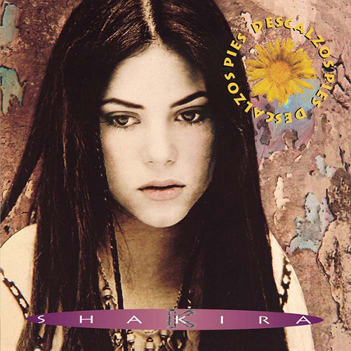 Shakira Pies Descalzos LP (Yellow with Red Swirl Marble Vinyl) 1