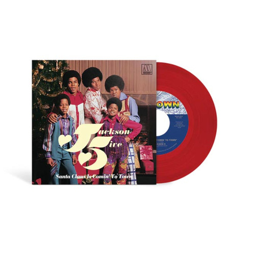 邦楽 Christmas Songs Red Colored Vinyl Jackson 5 Santa Claus Is Comin' To Town b/w Christmas Won't Be The