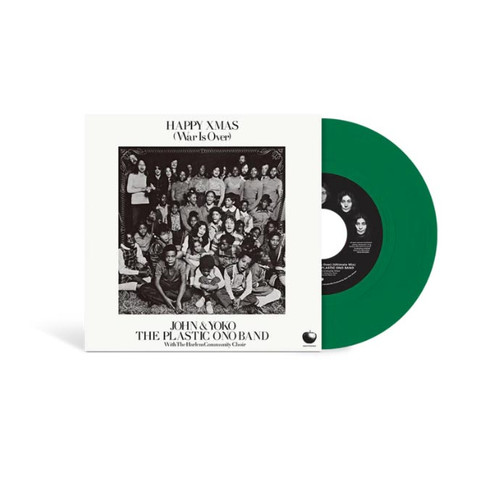John Lennon, Yoko Ono & the Plastic Ono Band Happy Xmas (War Is Over) 45rpm 7" Vinyl Single (Green Vinyl) 1