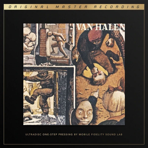 Van Halen Fair Warning Numbered Limited Edition UltraDisc One-Step 180g 45rpm SuperVinyl 2LP Box Set Scratch & Dent 1