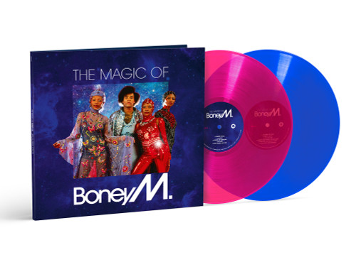 Boney M. The Magic of Boney M. 2LP (Translucent Magenta & Translucent Blue Vinyl) Scratch & Dent 2
