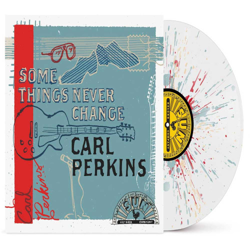 Carl Perkins Some Things Never Change LP (Translucent Blue Suede Splatter Vinyl) 1
