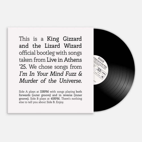 King Gizzard and the Lizard Wizard Songs from I'm in Your Mind Fuzz & Murder of the Universe Live in Athens '25 LP 2