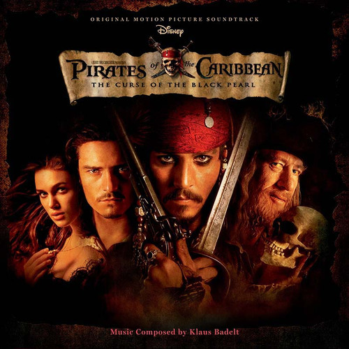 Klaus Badelt Pirates of the Caribbean: The Curse of the Black Pearl LP (Black Ice Vinyl) 1