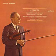 Jascha Heifetz Glazounov Violin Concerto & Mozart Symphonie Concertante in E Flat 45rpm 4LP Set 1