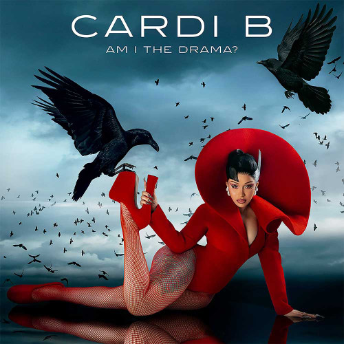 Cardi B AM I THE DRAMA? Indie Exclusive 2LP (Baby Blue Vinyl) (Autographed Art Card) 2