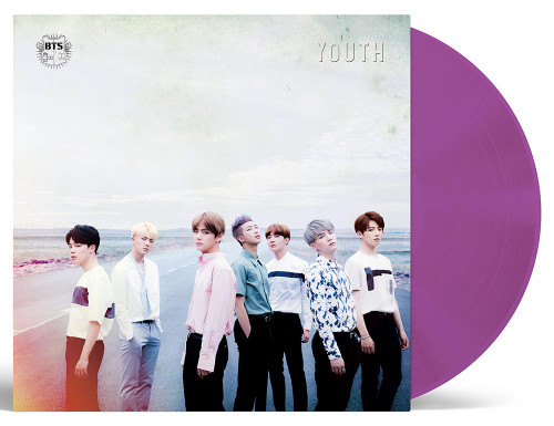 ◎ BTS YOUTH ジョングク クリアポスター 5枚セット BTS YOUTH Import 2LP (Clear Purple Vinyl)