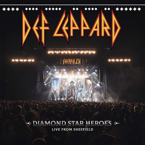 Def Leppard Diamond Star Heroes: Live from Sheffield 2LP (Red & White Splatter Vinyl) 1