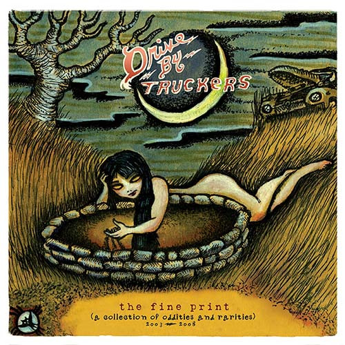 Drive-By Truckers The Fine Print (A Collection of Oddities and Rarities) 2003-2008 2LP (Crystal Blue Curacao Vinyl) 1