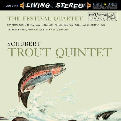 The Festival Quartet Schubert: Trout Quintet 180g 45rpm 2LP 1