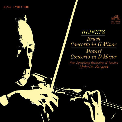 Jascha Heifetz Bruch: Concerto in G Minor / Mozart: Concerto in D Major 180g 45rpm 2LP 1