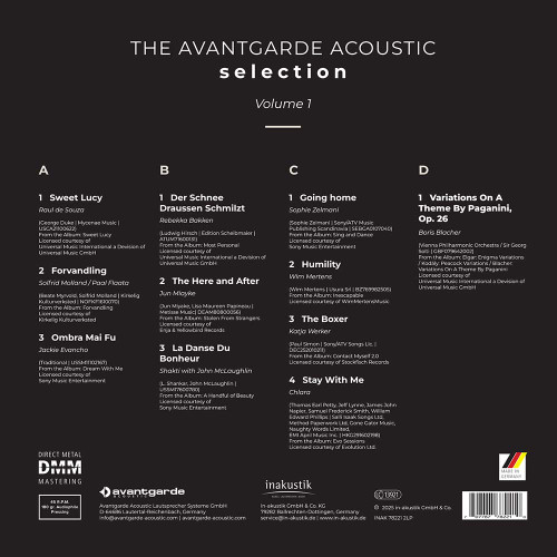 The Avantgarde Acoustic - Selection, Volume 1 DMM 180g 45rpm 2LP 2