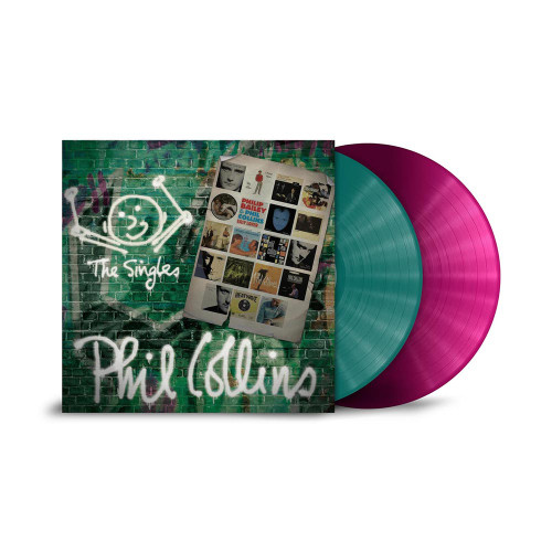 Phil Collins The Singles 2LP (Transparent Petrol & Magenta Vinyl)