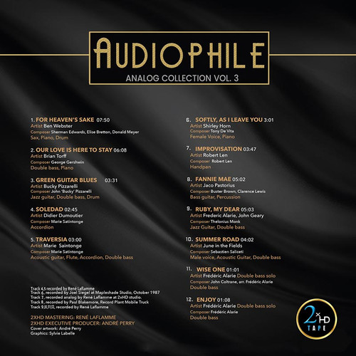 Audiophile Analog Collection Vol. 3 Master Quality Reel To Reel Tape 2