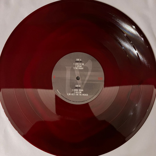 Godsmack IV Limited Edition Black Ice & Red Opaque Vinyl 2LP 2