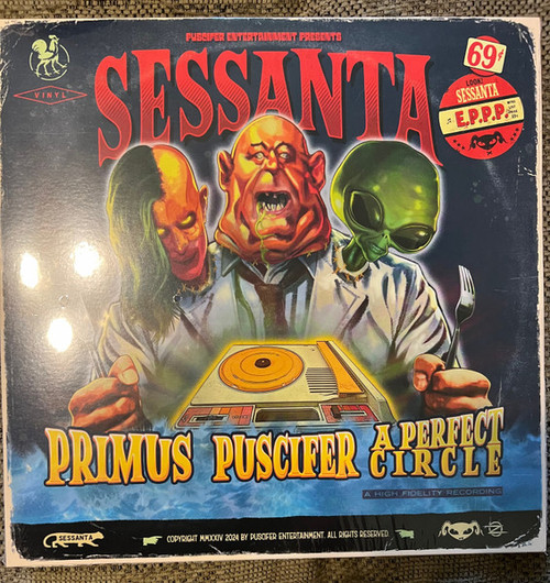 Primus / Puscifer / A Perfect Cirlcle/Sessanta 45rpm LP (Green Red & Yellow Swirl) 1