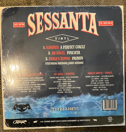 Primus / Puscifer / A Perfect Cirlcle/Sessanta 45rpm LP (Green Red & Yellow Swirl) 2