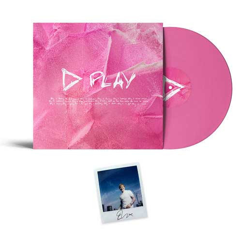 Ed Sheeran Play Indie Exclusive LP (Pink Vinyl) (Signed Polaroid)