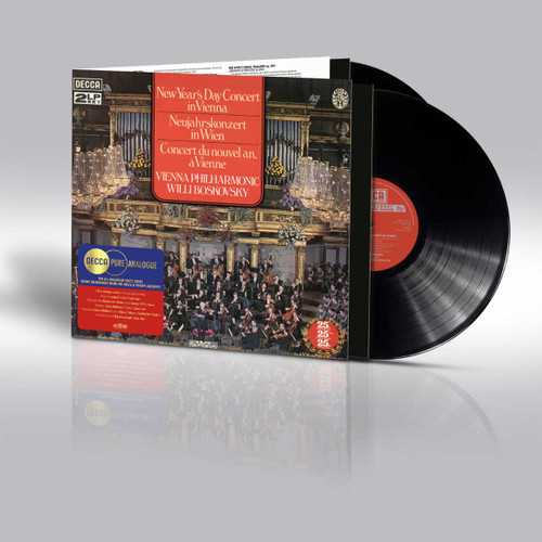 Willi Boskovsky & Vienna Philharmonic New Year's Day Concert in Vienna (Decca Pure Analogue Series) Numbered 180g 2LP 2