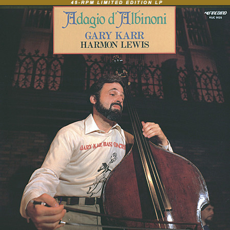 Gary Karr Adagio d'Albinoni Impex Low Numbered Limited Ed 180g