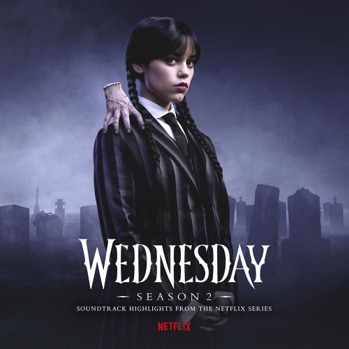 Wednesday: Season 2 (Soundtrack Highlights from the Netflix Series) LP (Transparent Purple & Black Vinyl) 1