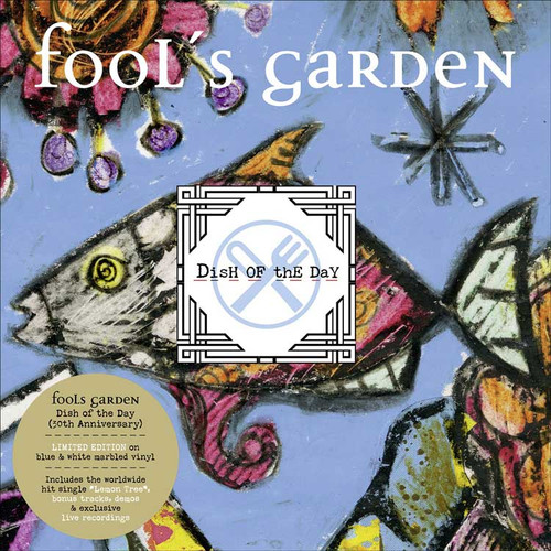 Fools Garden Dish of the Day (30th Anniversary Deluxe Edition) 2LP (Blue & White Marble Vinyl) 2