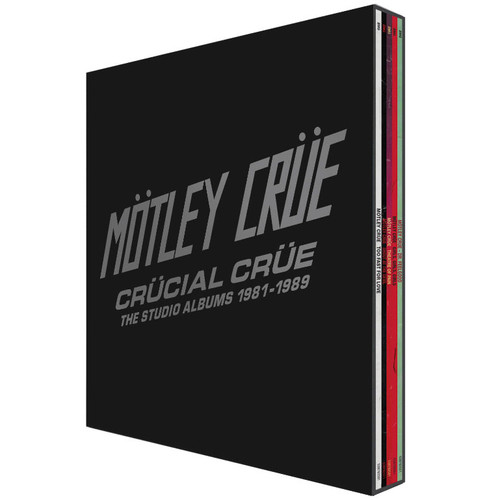 Motley Crue Crucial Crue - The Studio Albums 1981-1989 180g 5LP Box Set (Color Vinyl) Scratch & Dent 3