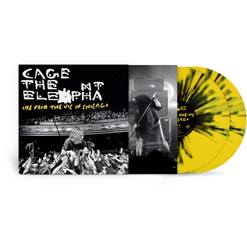 Cage the Elephant Live from the Vic in Chicago RSD Exclusive 2LP (Yellow & Black Splatter Vinyl) 2