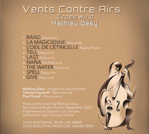 Mathieu Desy Vents Contre Airs (Crosswinds) CD 2