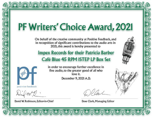 Patricia Barber Cafe Blue 1STEP Low Numbered Limited Edition 180g 45rpm 2LP #4 3