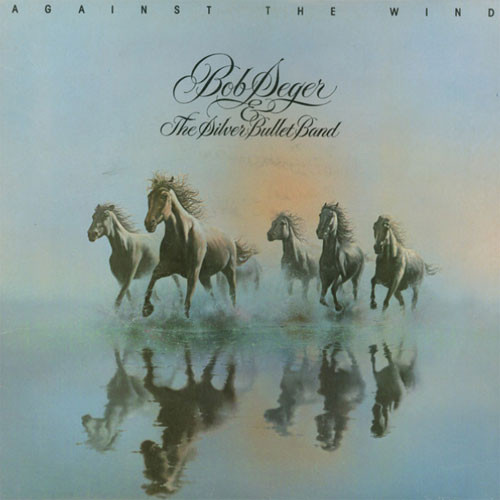 Bob Seger & The Silver Bullet Band Against The Wind LP (Translucent Blue Vinyl) & 7" Vinyl 1