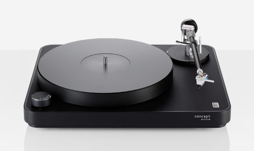 Clearaudio Concept Active Black Turntable, Maestro V2 MM Cartridge, & Satisfy Kardan Tonearm Combo 1