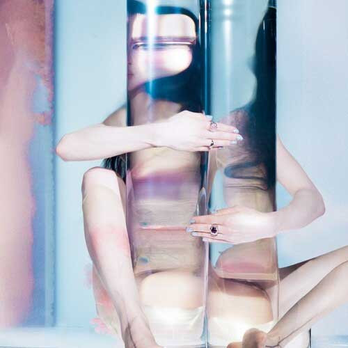 Poppy Empty Hands LP (Iridescent White with Blue Marble Vinyl) 2