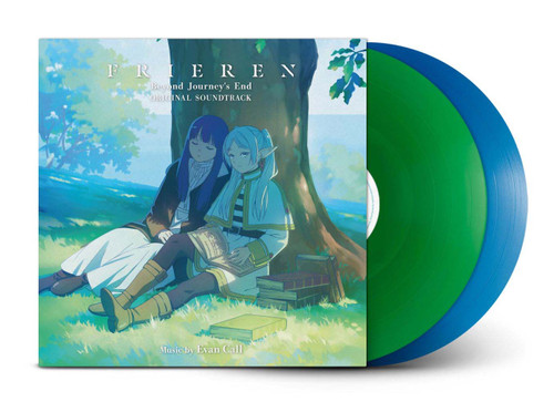 Evan Call Frieren: Beyond Journey's End (Original Soundtrack) 2LP (Translucent Green & Translucent Blue Vinyl) 2