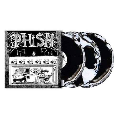 Phish Junta 3LP ("Fluffhead" Black & White Swirly Vinyl) 1