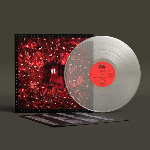 Iron & Wine Hen's Teeth LP (Transparent White Vinyl) 2