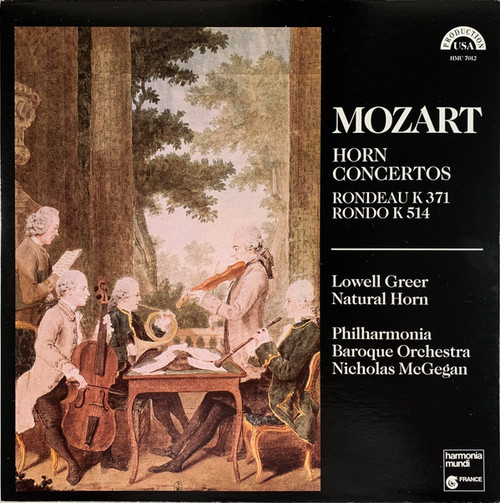 Mozart Horn Concertos Harmonia Mundi LP (Pre-owned, VG+) 1