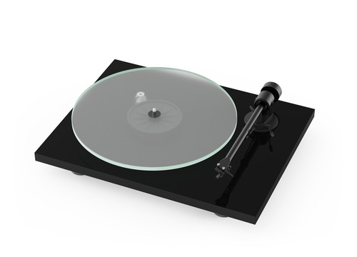 Pro-Ject T1 Turntable (High-Gloss Black) 2