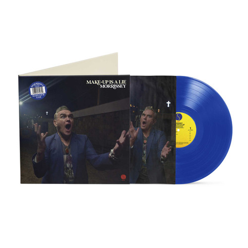 Morrissey Make-Up Is a Lie LP (Blue Vinyl) 1