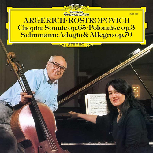 Argerich & Rostropovich Chopin: Sonate, Polonaise/Schumann: Adagio & Allegro (Original Source Series) Limited 180g LP 2