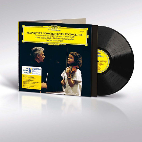 Anne-Sophie Mutter Mozart: Violin Concertos No. 3 & No. 5 (The Original Source Series) Hand-Numbered Limited 180g LP 2