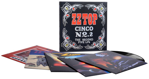 ZZ Top Cinco No. 2: The Second Five LPs 180g 5LP Box Set 1