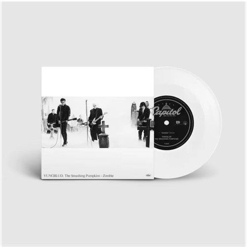 YUNGBLUD & The Smashing Pumpkins Zombie 45rpm 7" Vinyl Single (White Vinyl) 2