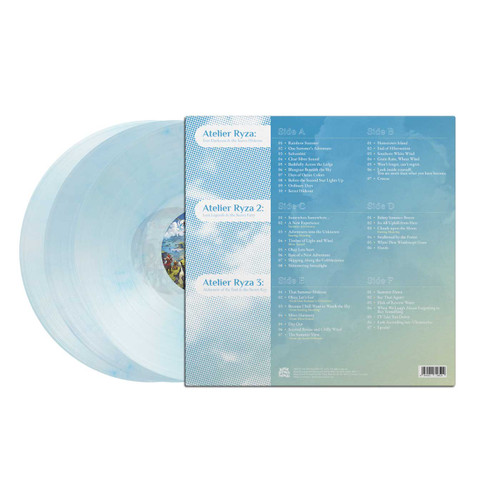 Atelier Ryza Trilogy (Original Soundtrack) 3LP Box Set (Clear with Sky Blue Vinyl) 4
