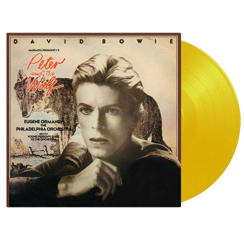David Bowie Narrates Prokofiev's Peter and the Wolf Numbered Limited Edition 180g Import LP (Yellow Vinyl) 1