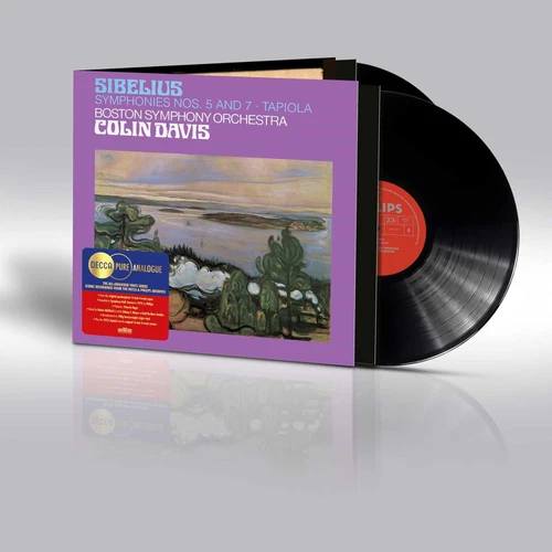 Sir Colin Davis & Boston Symphony Sibelius: Symphonies Nos. 5 & 7 (Decca Pure Analogue Series) Hand-Numbered 180g 2LP 2