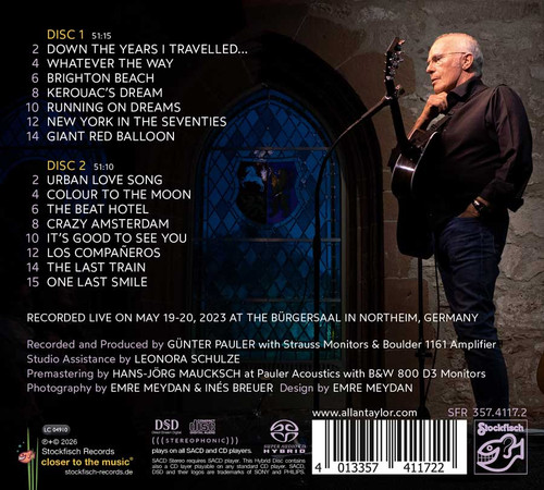 Allan Taylor It's Been Good to See You (Live) Hybrid Stereo 2SACD 2